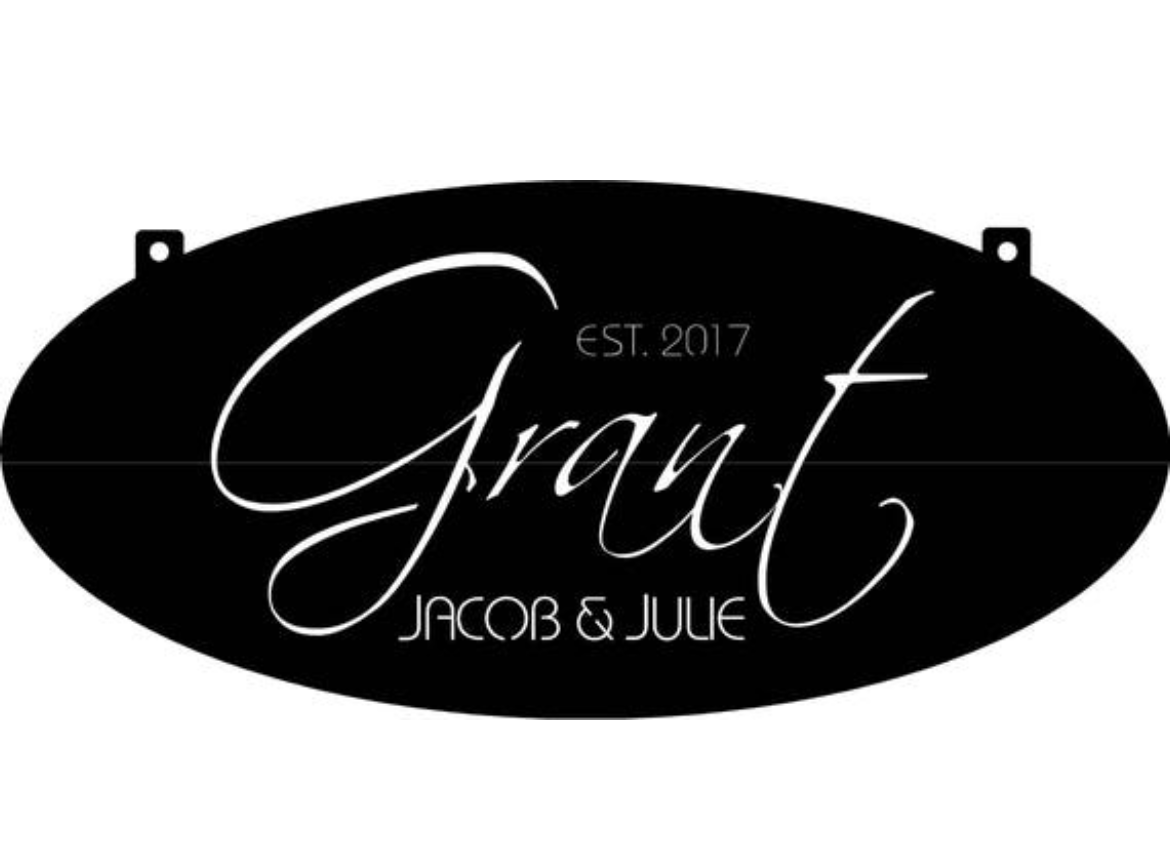 Metal Address Sign Custom House Number Plaque Personalized Name Oval Metal Family Sign Laser Cut Outdoor Entrance Rustic Farmhouse Sign - Image 7