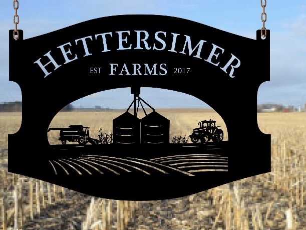 FARM SIGN Combine Grain bins plaque Agricultural Name sign by Sign Performance - Image 4