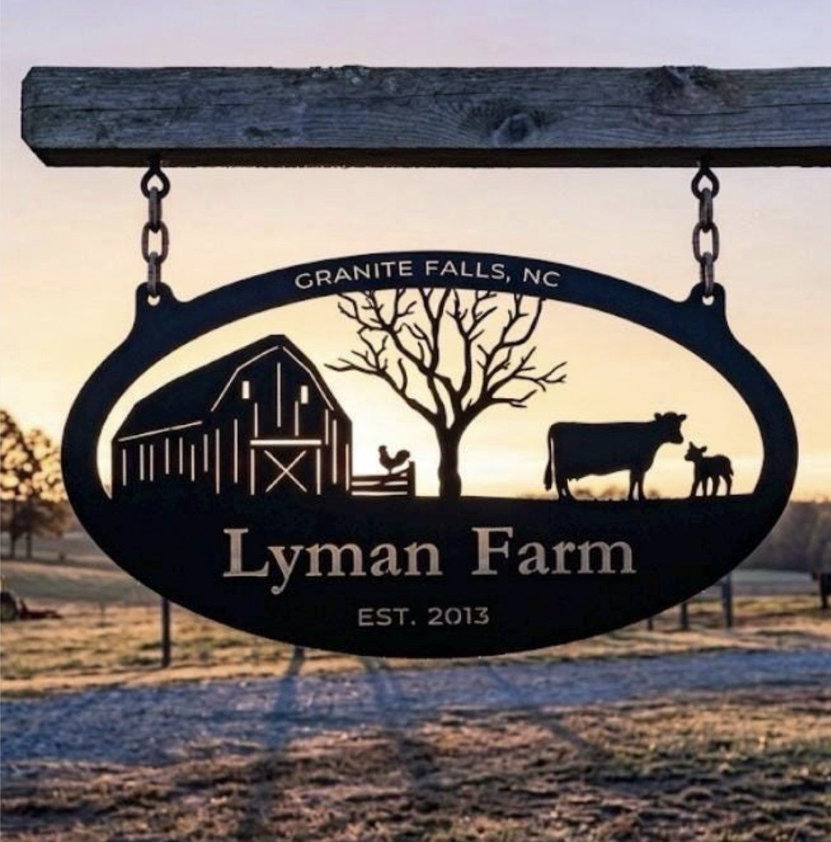 Cow calf barn sign metal , Personalized Metal Sign Cow Calf barn sign - Image 5