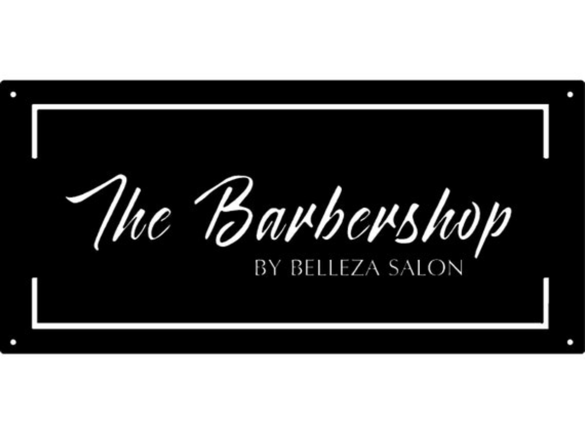 36 inch Metal Custom Sign BARBERSHOP