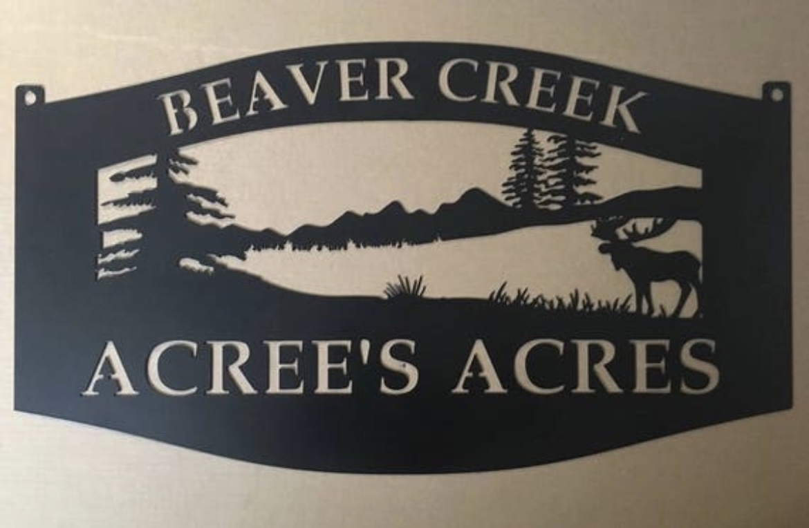 Laser cut Elk or MOOSE sign, Stunning 3' Metal Sign with MOOSE , buck sign FOREST Sign, deer sign - Image 2