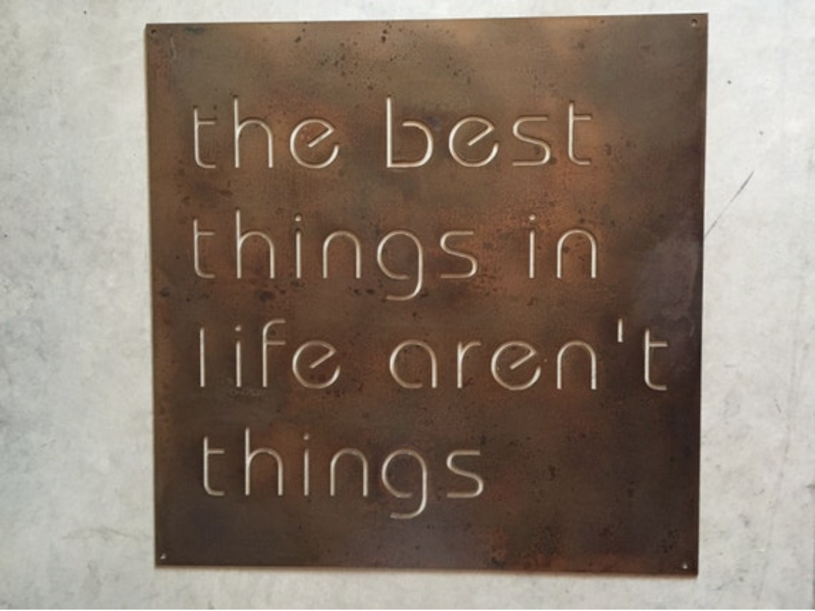 BEST THINGS In LIFE aren't things ,wall hanging - Image 2