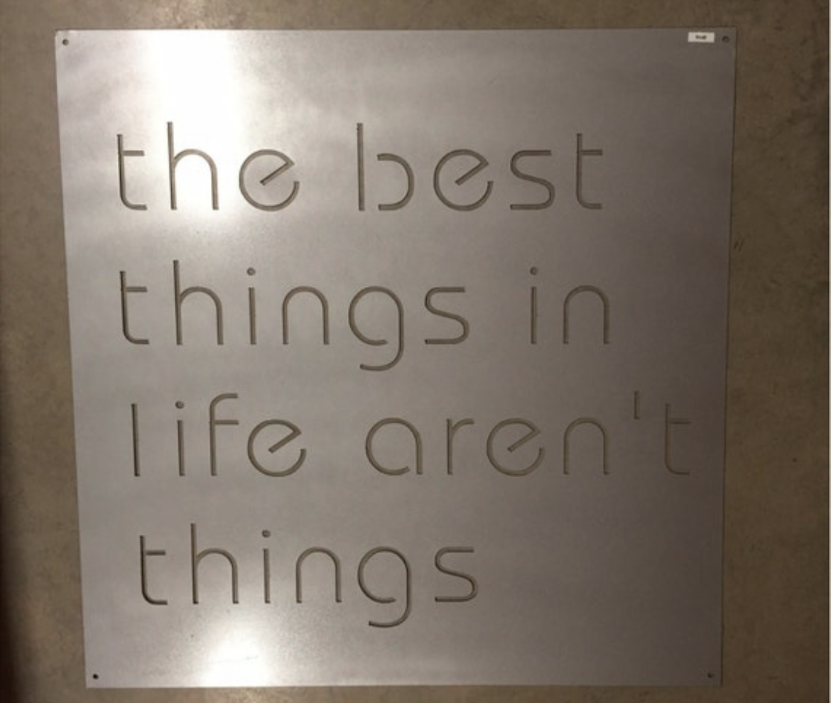BEST THINGS In LIFE aren't things ,wall hanging - Image 3