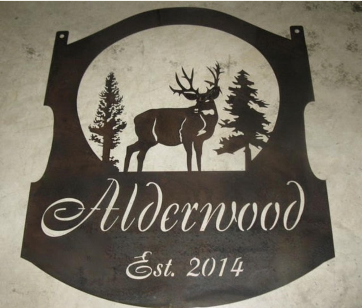 Metal Buck evergreen sign - Image 3