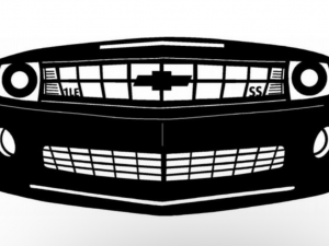 Metal CAMARO Grill wall art sign