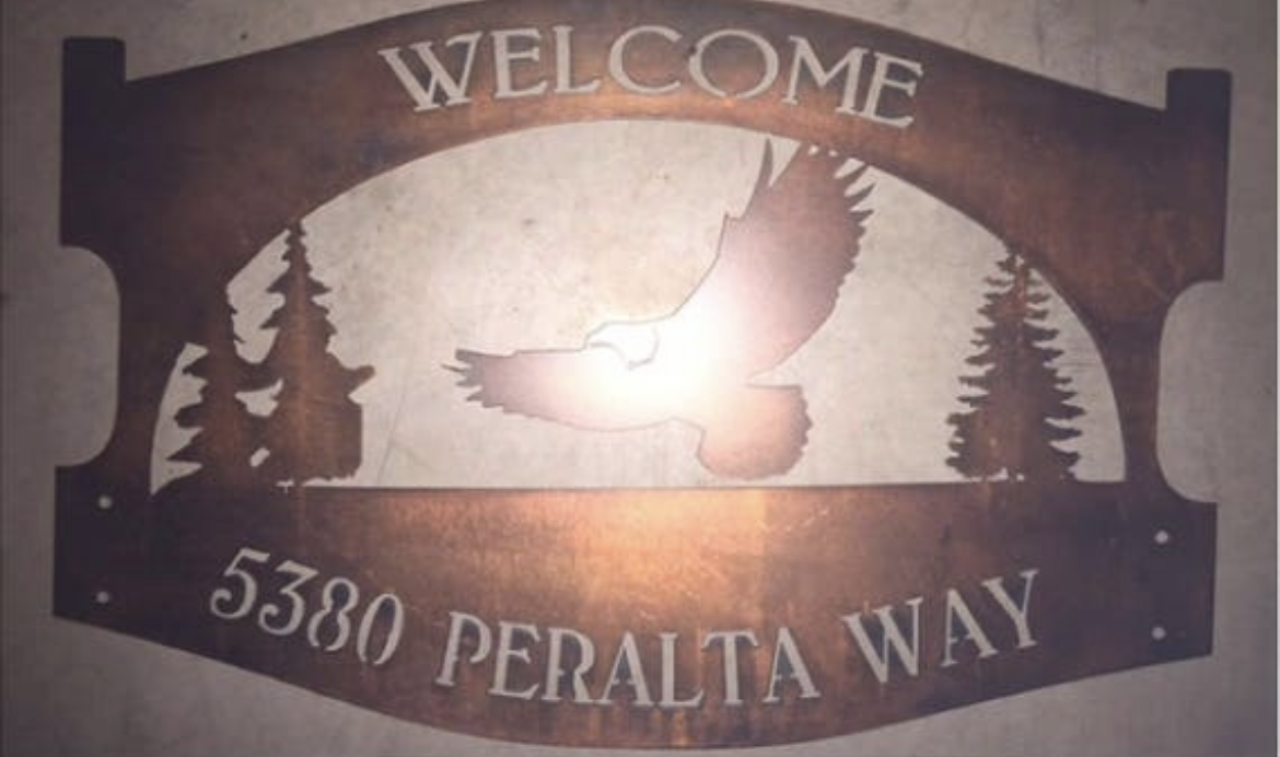 Metal sign EAGLE, EVERGREENS , Eagle evergreen sign - Image 5