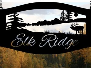 Laser cut Elk or MOOSE sign, Stunning 3' Metal Sign with MOOSE , buck sign FOREST Sign, deer sign