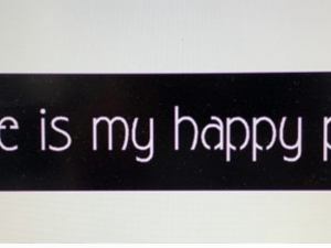 HOME Is My HAPPY PLACE metal plaque