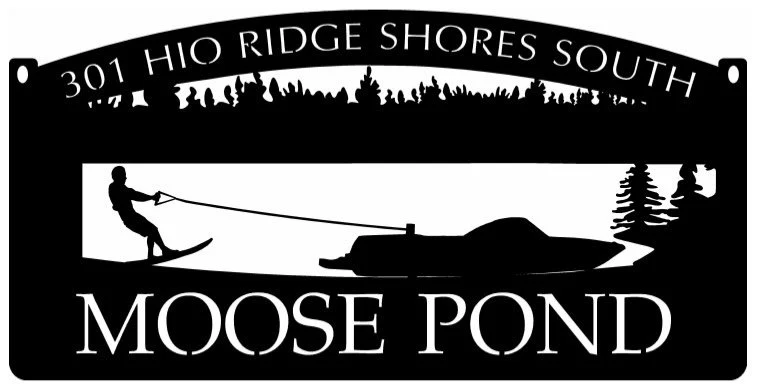 Metal SKI BOAT sign, ski boat water skiing sign, wakeboard boat sign - Image 11