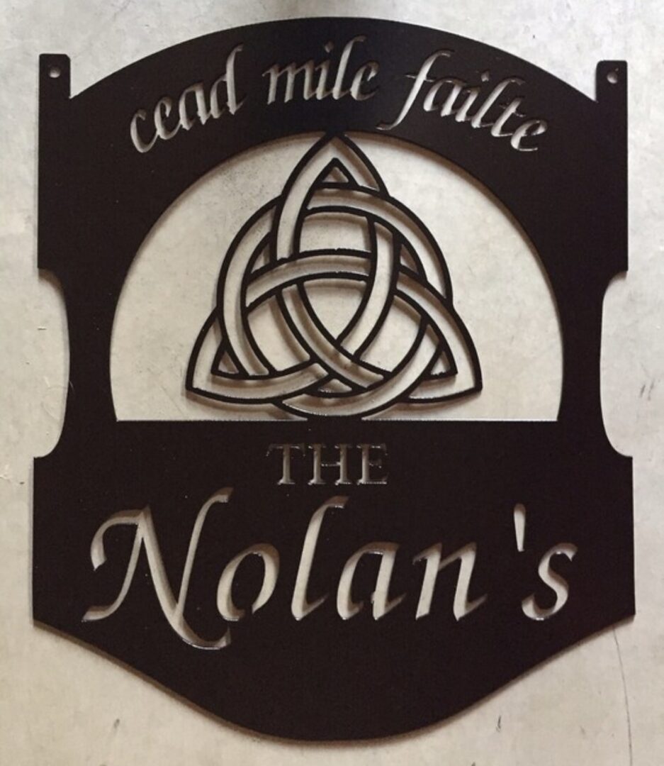 Metal CELTIC KNOT SIGN Irish sign - Image 2
