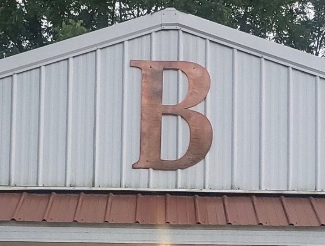 Metal LETTER, HUGE Metal letter, Barn letter - Image 5