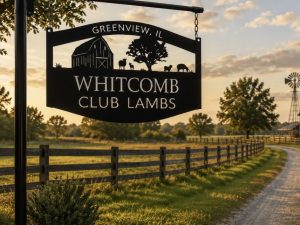 Sheep Farm sign metal custom farm animal plaque personalized livestock sign
