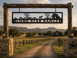 Custom Cattle Drive Metal Driveway topper or Wall Art