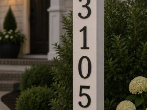 METAL Letters, metal address 6 inch or 8 inch or 10 inch or 12 inch