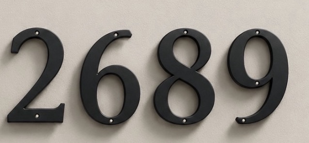 METAL Letters, metal address 6 inch or 8 inch or 10 inch or 12 inch - Image 5
