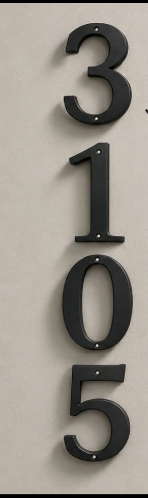METAL Letters, metal address 6 inch or 8 inch or 10 inch or 12 inch - Image 4