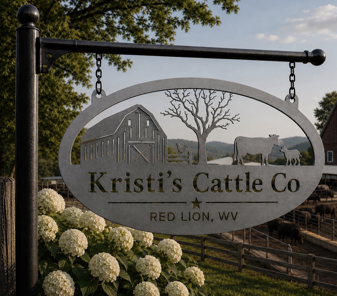 Cow calf barn sign metal , Personalized Metal Sign Cow Calf barn sign - Image 4