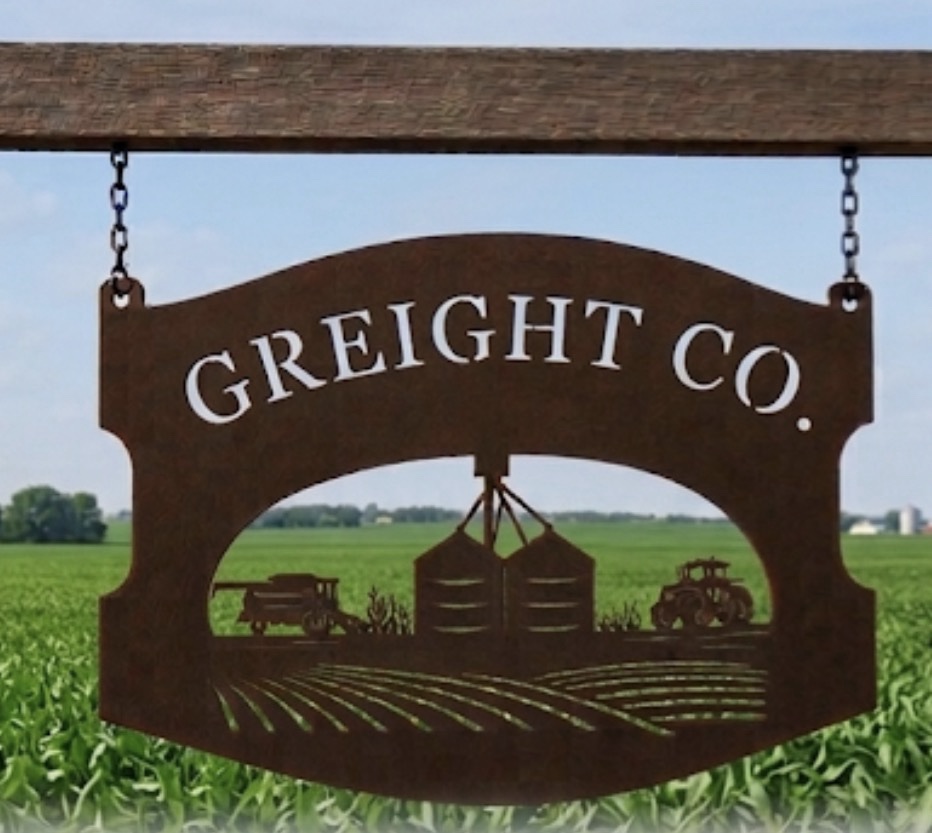 FARM SIGN Combine Grain bins plaque Agricultural Name sign by Sign Performance - Image 3