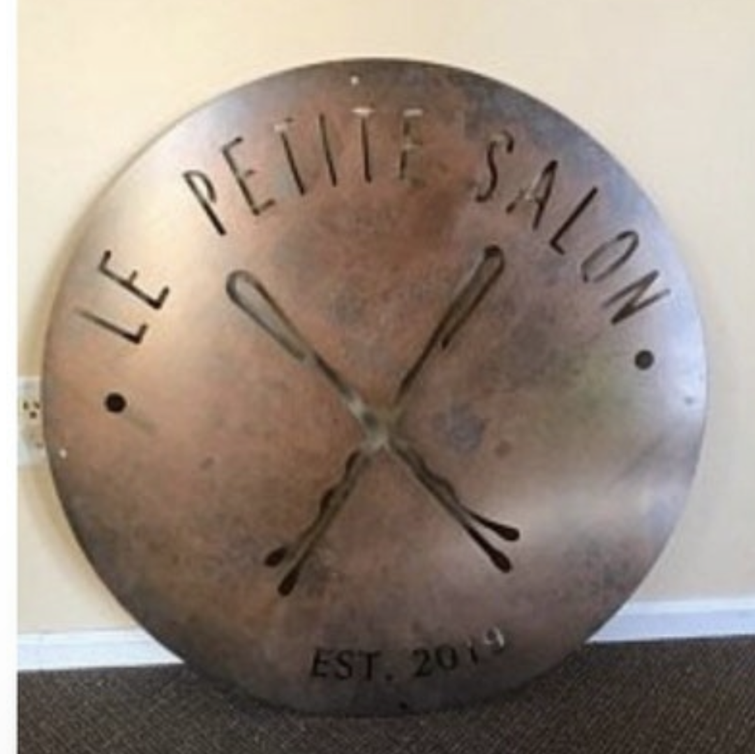 HUGE 4ft Metal Logo with YOUR LOGO in powder coat finish - Image 2