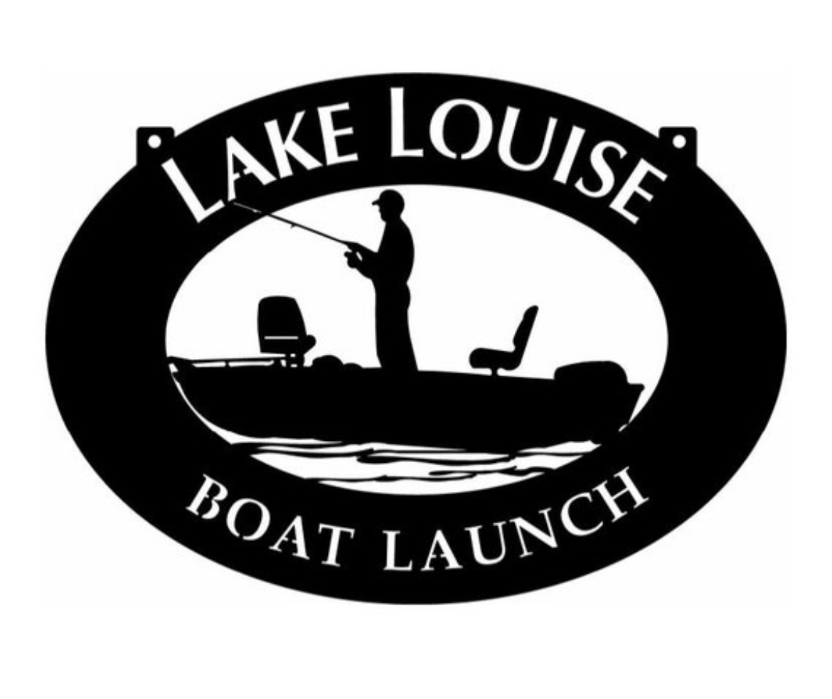 Metal Fisherman in Boat sign, fishing boat sign - Image 2