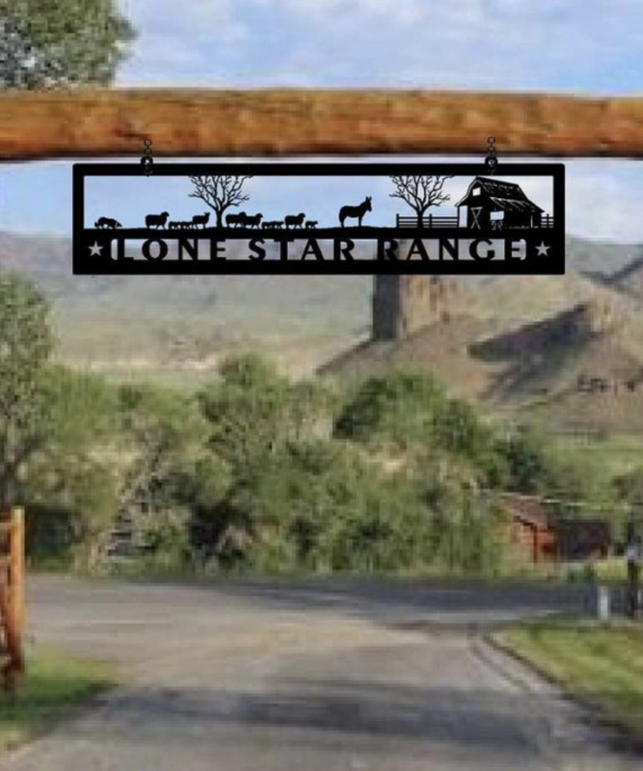 Custom Cattle Drive Metal Driveway topper or Wall Art - Image 2