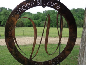 Metal MONOGRAM SIGN gorgeous front door accent