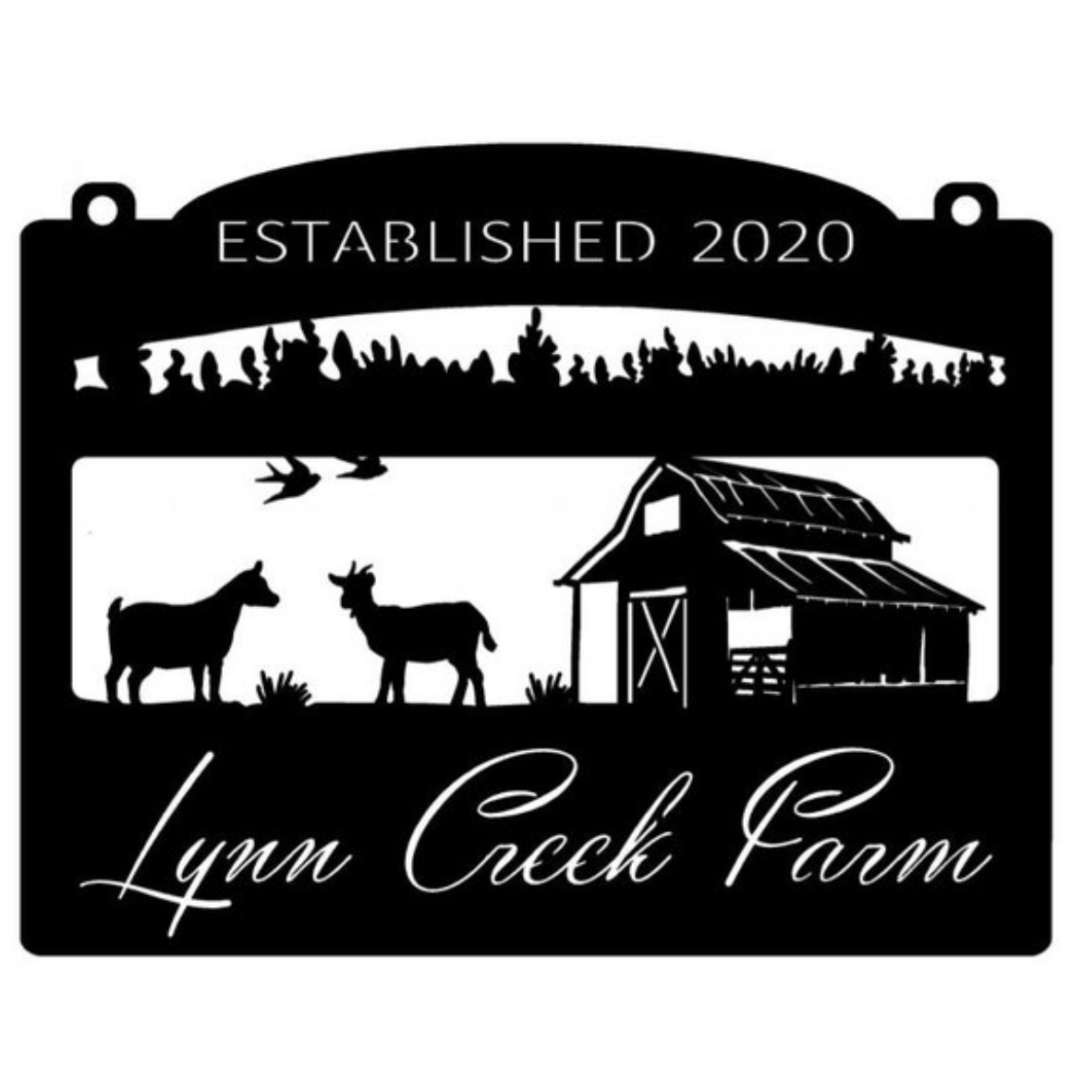 Metal Nigerian Dwarf Goat sign ,GOATS Mountain chickens - Image 2