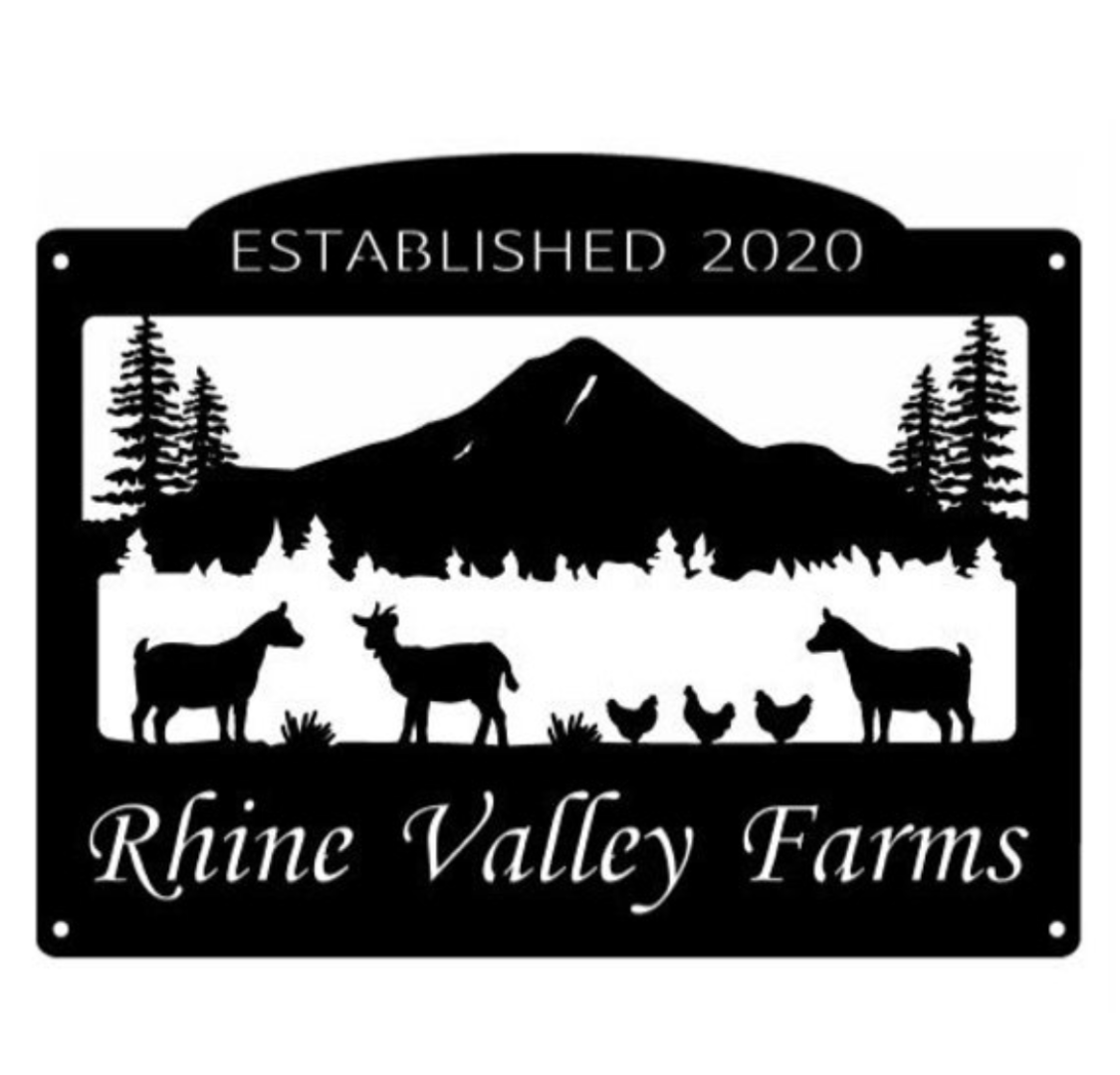 Metal Nigerian Dwarf Goat sign ,GOATS Mountain chickens - Image 3