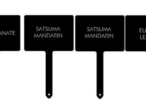 Plant markers in raw metal