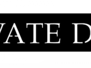 Metal PRIVATE DOCK sign