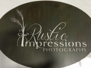 4ft Metal LOGO  sign with your logo