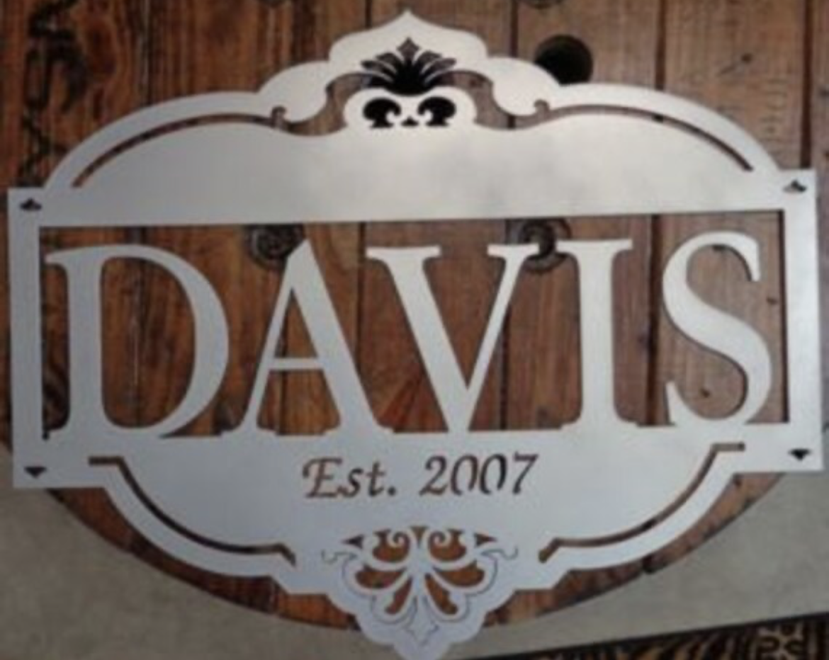 Personalized, metal sign with gorgeous detail - Image 2