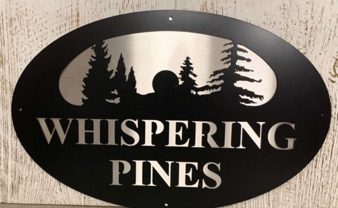 Metal Olive Tree Sign personalized Outdoor sign Christmas gift - Image 2