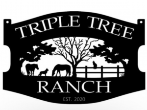 Large Personalized Metal Sign HORSES DOG Fence CAT