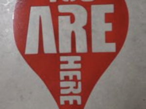 Custom metal sign You Are Here